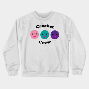 Crochet Crew Funny Kawaii Yarn Crewneck Sweatshirt